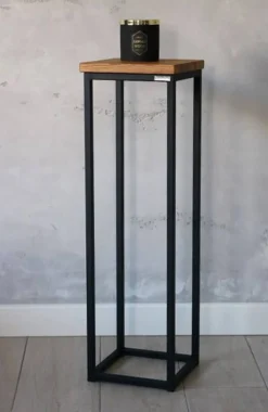 holz4home Blumenständer 21 x 70 cm Eiche natur geölt