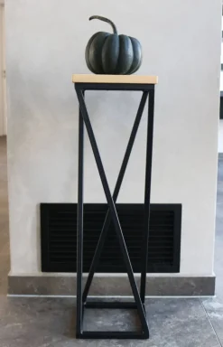 holz4home Blumenständer 21 x 70 cm Eiche geölt