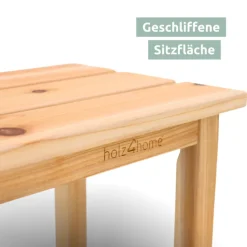 holz4home Gartenbank ALLROUND 118 x 33 cm naturfarbig