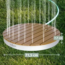 holz4home Gartendusche FLOOR 71 cm WPC