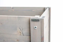 holz4home Hochbeet 80 x 37 cm grauweiß