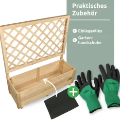 holz4home Pflanzkasten SPALIER 98 x 34 cm Kiefernholz