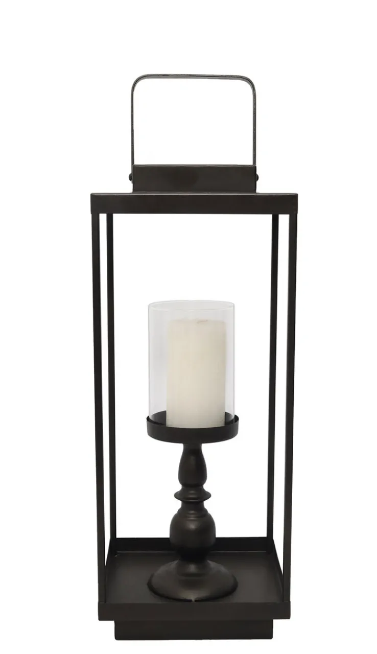 HOUSE OF NATURE Laterne GALDA 53 cm Metall /klar