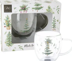 ihr Teeglas FESTIVE HOLIDAYS Glas 85 x 85 x 9 cm Grün