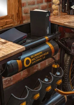 INTERhome Bar RIDE 187 x 83 cm goldfarbig/schwarz