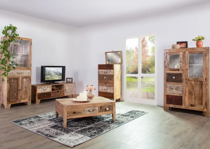 INTERhome Couchtisch PUNO 100 x 70 cm braun