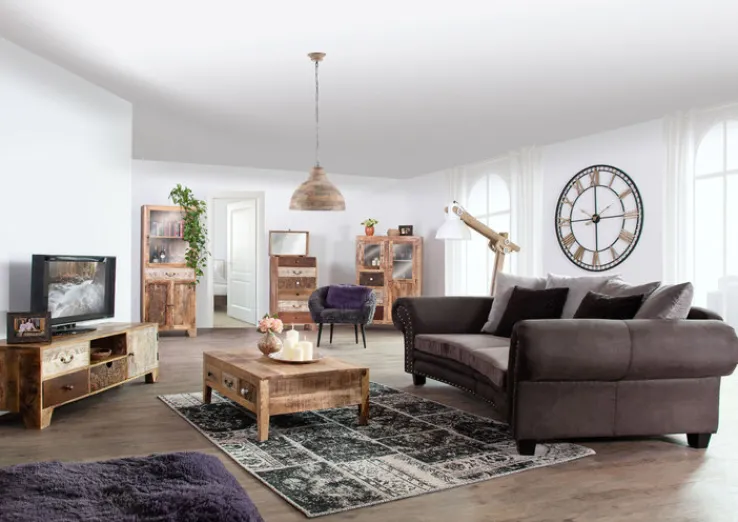 INTERhome Couchtisch PUNO 100 x 70 cm braun