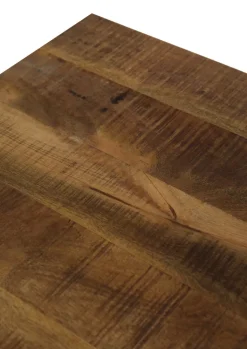 INTERhome Esstisch BARNEY 160 x 90 cm Mango Massivholz/schwarz