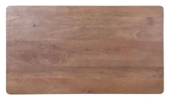 INTERhome Esstisch SCAN 160 x 90 cm braun/goldfarbig