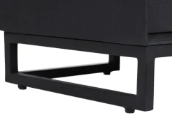 INTERhome Kommode AGGLO 85 x 80 cm Akazie massiv schwarz gebeizt und lackiert