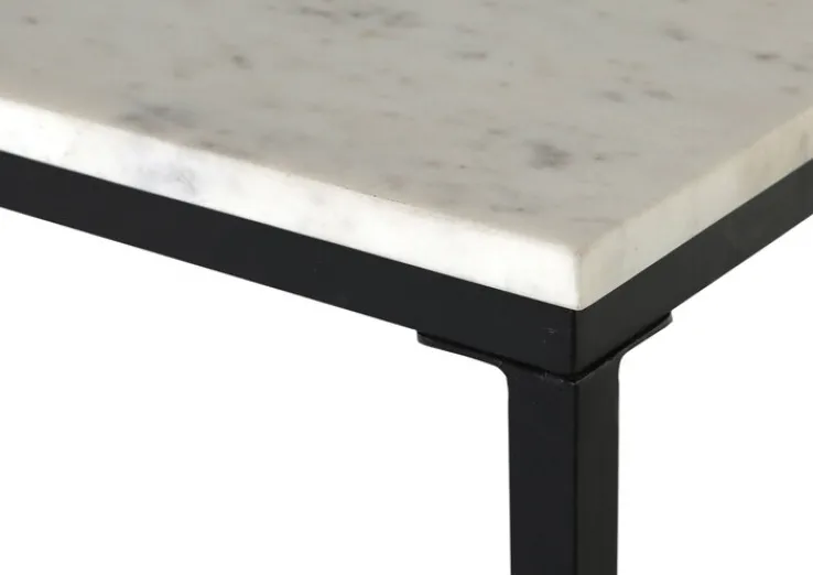 INTERhome Konsolentisch GATSBY 100 x 30 cm schwarz/ weiß