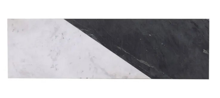 INTERhome Konsolentisch GATSBY 100 x 30 cm schwarz/ weiß