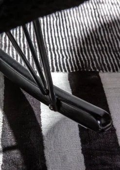 INTERhome Schaukelstuhl WAHID schwarz Schäferoptik