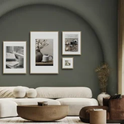 INTERTRADING Bilderrahmen NORDIC 13 x 18 cm Holz Braun/Eiche