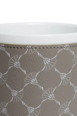 JOOP! Becher CORNFLOWER Porzellan Ø 9,5 cm Höhe 9 cm grau/weiß