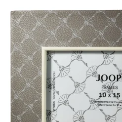 JOOP! Bilderrahmen CORNFLOWER Textil 18 x 22 x 1,5 cm grau-weiß