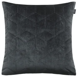 JOOP! Kissenhülle J-VELVETY 45 x 45 cm schwarz/grau