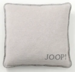 JOOP! Kissenhülle UNI DOUBLEFACE 50 x 50 cm grau