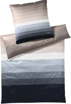 JOOP! Satin-Bettwäsche HORIZON 135 x 200 cm stone shades