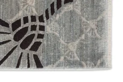 JOOP! Teppich CORNFLOWER DOUBLE 140 x 200 cm silberfarbig