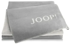 JOOP! Wohndecke MELANGE DOUBLEFACE 150 x 200 cm grau