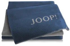 JOOP! Wohndecke MELANGE-DF 150 x 200 cm blau/grau