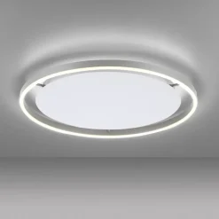 JUST LIGHT LED Deckenlampe RITUS 58 cm alufarbig