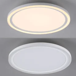 JUST LIGHT LED Deckenlampe BEDGING 40 cm weiß