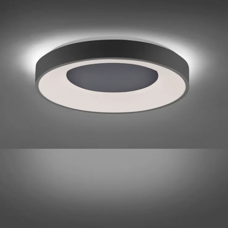 JUST LIGHT LED Deckenlampe ANIKA 50 cm anthrazit