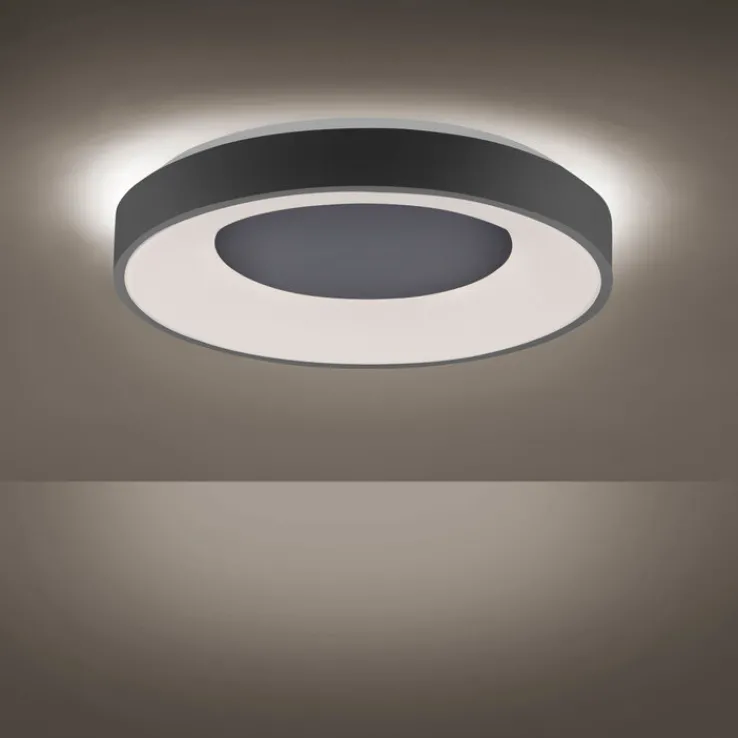 JUST LIGHT LED Deckenlampe ANIKA 50 cm anthrazit