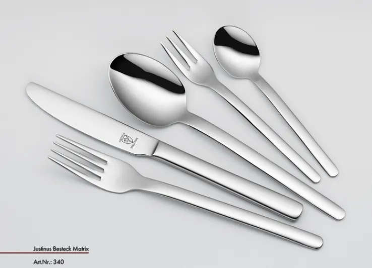 JUSTINUS Besteck-Set MATRIX 30-teilig Edelstahl