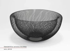 JUSTINUS Obstkorb 29,5 cm schwarz