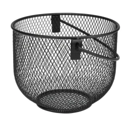 JUSTINUS Obstkorb 21 cm schwarz