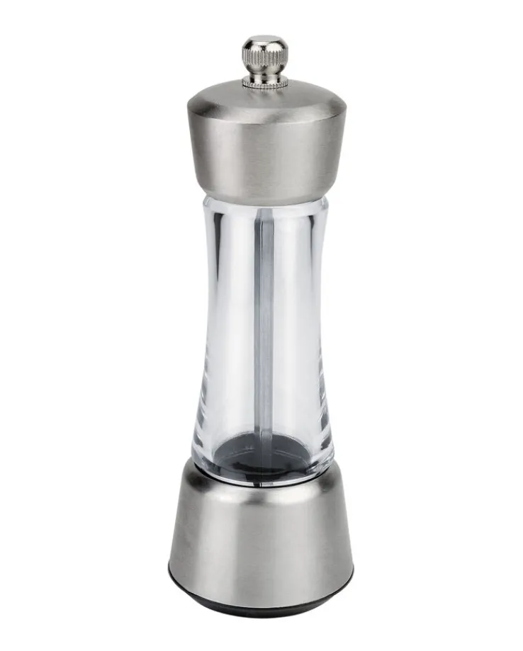 JUSTINUS Pfeffer-/ Salzmühle LIFESTYLE 17 cm Glas
