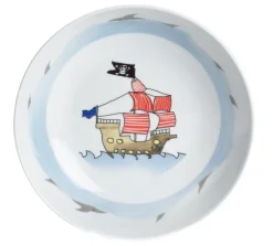 KAHLA Kindergeschirr SCHATZPIRAT 3 teilig Weiß mit Motiv