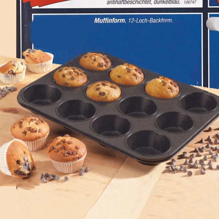 KAISER Muffinform SAN FERNANDO 38 x 27 cm Stahl schwarz