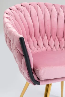 KARE DESIGN Armlehnenstuhl 2er Set rosa