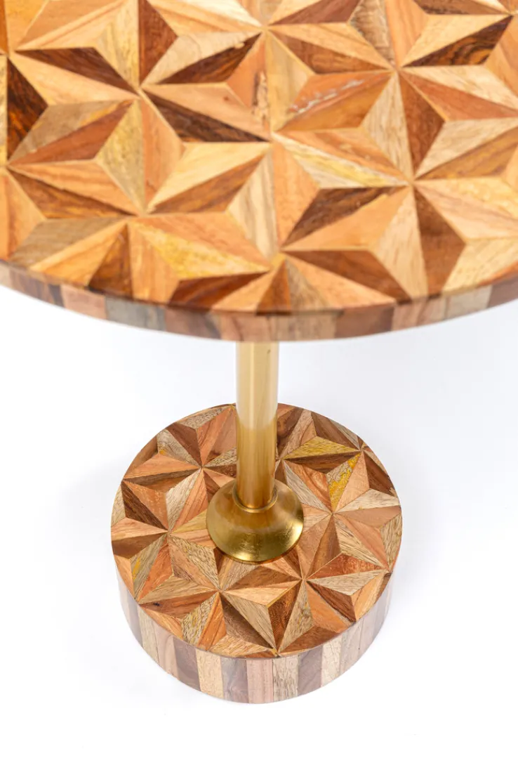 KARE DESIGN Beistelltisch DOMERO GEO braun