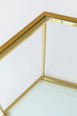 KARE DESIGN Beistelltisch COMB 55 cm goldfarbig