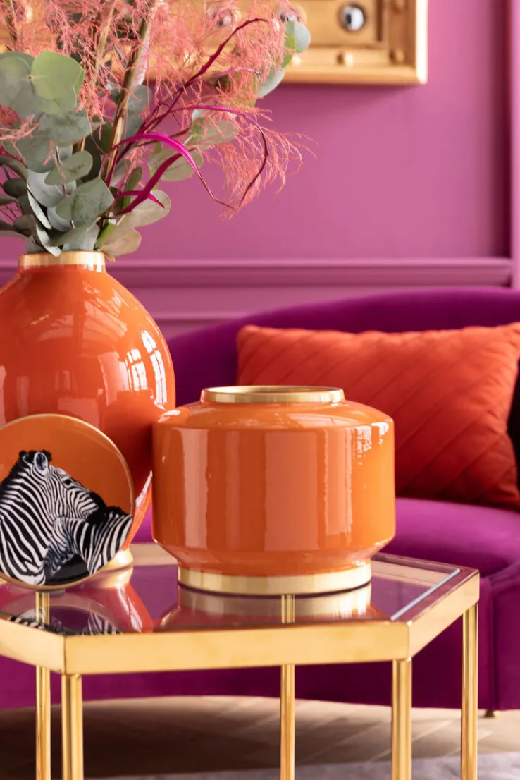 KARE DESIGN Beistelltisch COMB 55 cm goldfarbig