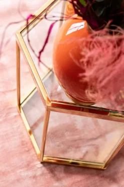 KARE DESIGN Beistelltisch COMB 55 cm goldfarbig