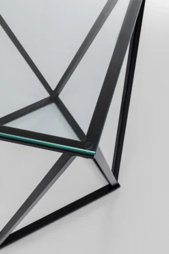 KARE DESIGN Beistelltisch CRISTALLO schwarz 50x50x55 cm