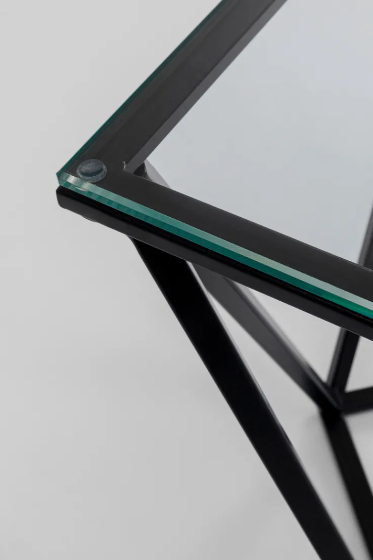 KARE DESIGN Beistelltisch CRISTALLO schwarz 50x50x55 cm