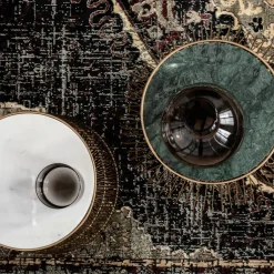 KARE DESIGN Beistelltisch rund BEAM 35 x 32 cm Stahl gold