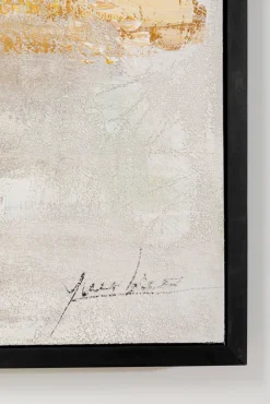 KARE DESIGN Bild gerahmt 120 x 120 cm goldfarbig