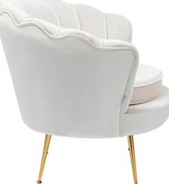 KARE DESIGN Cocktailsessel WATER LILY cremeweiß