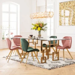 KARE DESIGN Esszimmerstuhl VIVA ROSE 2er Set rosa