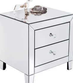 KARE DESIGN Nachtkonsole LUXURY 49 x 50 cm verspiegelt