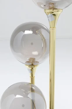 KARE DESIGN Retrofit Stehlampe AL CAPONE TRE 82 cm goldfarbig