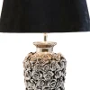 KARE DESIGN Retrofit Tischlampe ROSE MULTI schwarz /silberfarbig